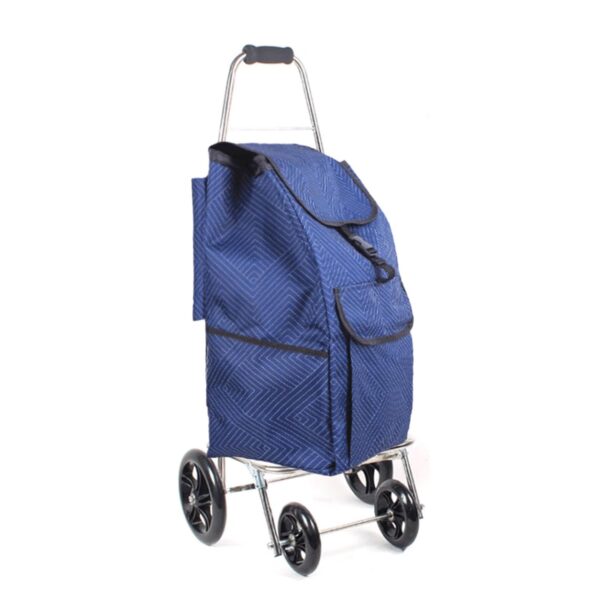 Amagogo Shopping Trolley Replacement Bag Shopping Cart Bag Oxford Cloth Thickened Trolley Bag Handtruck Bag for Home Utility Cart, E - Image 5