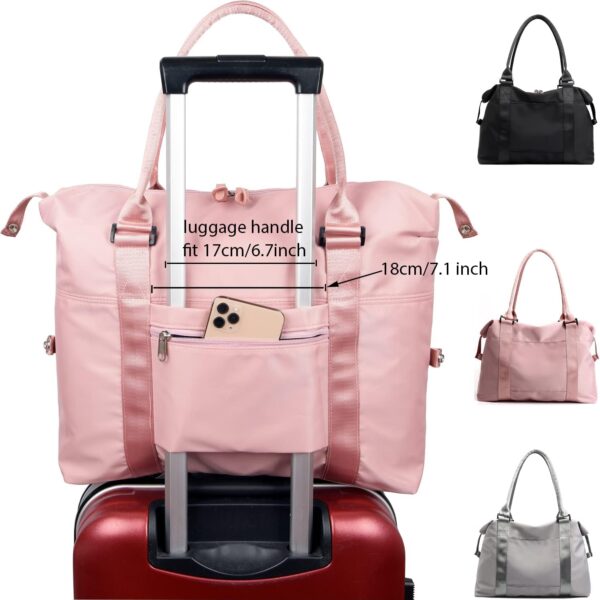 Women Tote Bag Travel Duffel Bag Carry On Luggage Bag Sports Gym Bag - Image 9