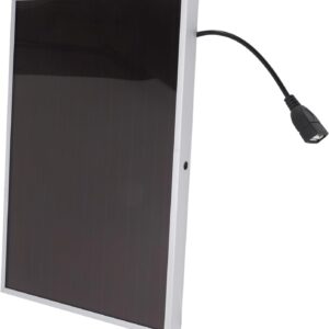 20W 12V Solar Panel Aluminum Frame Amorphous Silicon Panel High Temperature Fireproof USB Portable Solar Panel Charger