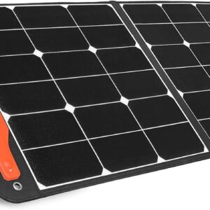 100W Portable Solar Panel Foldable Solar Panel Charger US Solar Cells with USB Outputs for Power Station Generator Phones Tablets Outdoor Camping RV Trips Adventures