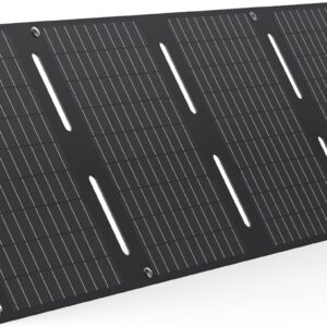 Jackery SolarSaga 40W Mini Solar Panel,Portable Solar Panels with USB-C & USB-A Ports,Book-Sized Foldable Solar Charger for Phones,Compatible with Jackery E300Plus, IP68 Waterproof for Hiking&Camping