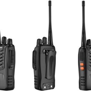 BAOFENG BF-888S Walkie Talkies for Adults Long Range Two Way Radios with Headphones 16 Channels Rechargeable Handheld 2 Way Radio with Flashlight Li-ion Battery and Charger (Pack of 10)