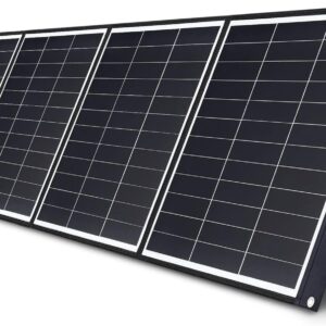 ALLPOWERS SP035 200W Portable Solar Panel Charger Monocrystalline Foldable Solar Panel Kit IP67 Waterproof Solar Power Battery for RV Solar Generator Outdoor Camping Off Grid Van