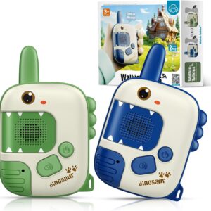 Dinosaur Walkie Talkies Toys for Boys: Kids Walkie Talkie Dinosaur Toy for Kids 3 4 5-7 8 Year Old Boys Girls Christmas Birthday Gifts Girls Toy for 4 5 6 7 8 Year Old Stocking Stuffers for Kids