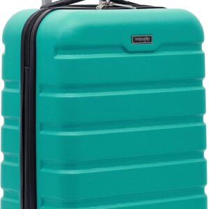 Wrangler Hardside Spinner Carry-On Luggage, Teal, 22-Inch