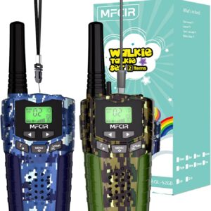 Walkie Talkies for Kids Toys for Boys, Rechargeable, 2 Pack, 3 Miles Range, 22 Channels, 2 Way Radio,Birthday Gifts for3-12 Year Old,Christmas Girls