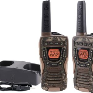 Cobra ACXT1035R FLT Waterproof Walkie Talkies – Rechargeable, Floats, 22 Channels, Long Range 37-Mile Two-Way Radio Set (2-Pack)