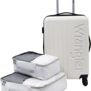 Wrangler Luggage Set, Beige, 20″ Carry-On