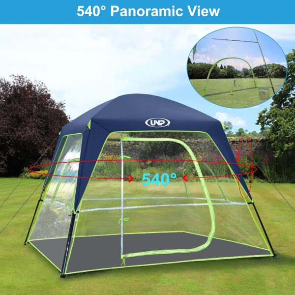 UNP Sports Tent All Weather Clear PVC Camping Pod for Camping, Soccer, Football, and Ice Fishing - Image 4