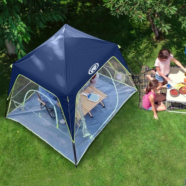 UNP Sports Tent All Weather Clear PVC Camping Pod for Camping, Soccer, Football, and Ice Fishing - Image 7