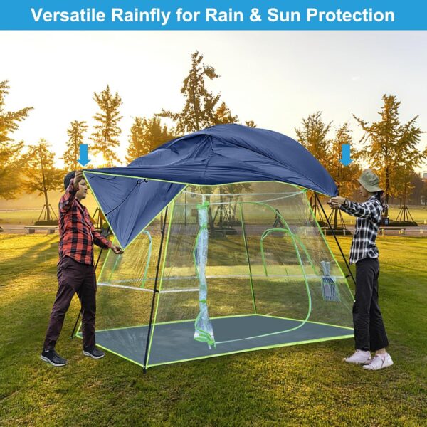 UNP Sports Tent All Weather Clear PVC Camping Pod for Camping, Soccer, Football, and Ice Fishing - Image 3