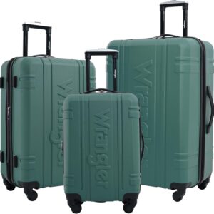 Wrangler Astral Travel Luggage, Sage Brush, 3 Piece Set